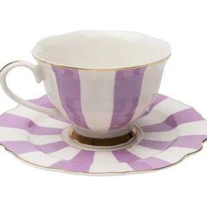 New KARE Design Coffee Cup Harlequin Purple (2/part)