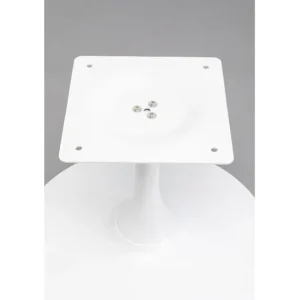 Clearance KARE Design Coffee Table Base Schickeria White Ø60cm