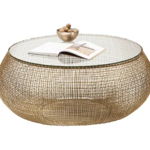 Sale KARE Design Coffee Table Cesta Gold