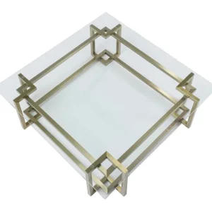 Best KARE Design Coffee Table Clara Gold 120x120cm