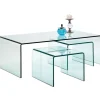 Fashion KARE Design Coffee Table Clear Club (3/Set)