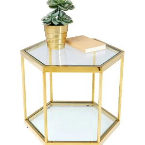 Outlet KARE Design Coffee Table Comb Gold 45
