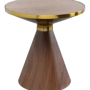 Outlet KARE Design Coffee Table Cono Walnut Ø50cm