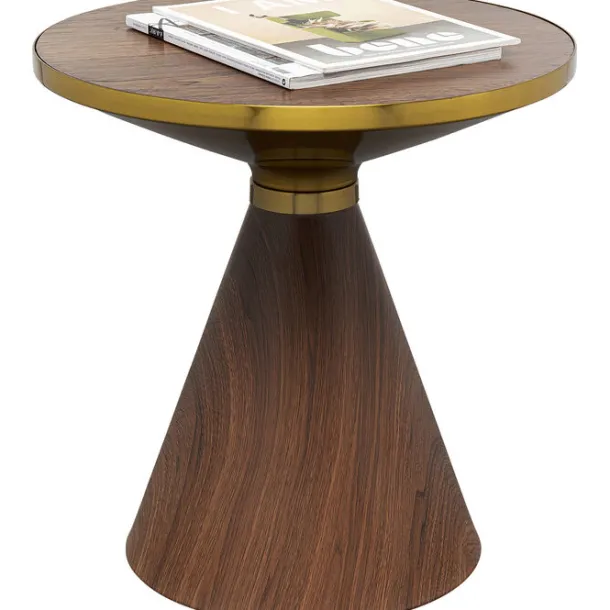 coffee_table_cono_walnut__1-1.webp Outlet KARE Design Coffee Table Cono Walnut Ø50cm