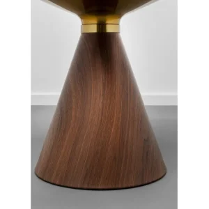 Outlet KARE Design Coffee Table Cono Walnut Ø50cm
