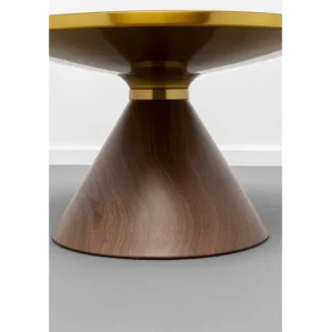 Online KARE Design Coffee Table Cono Walnut Ø70cm