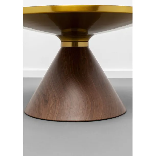 coffee_table_cono_walnut__4.webp Online KARE Design Coffee Table Cono Walnut Ø70cm