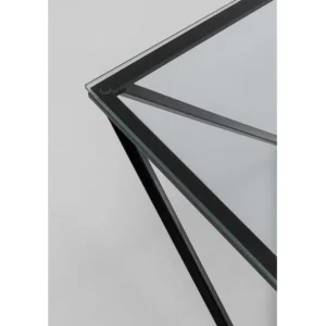 Hot KARE Design Coffee Table Cristallo Black 80x80cm