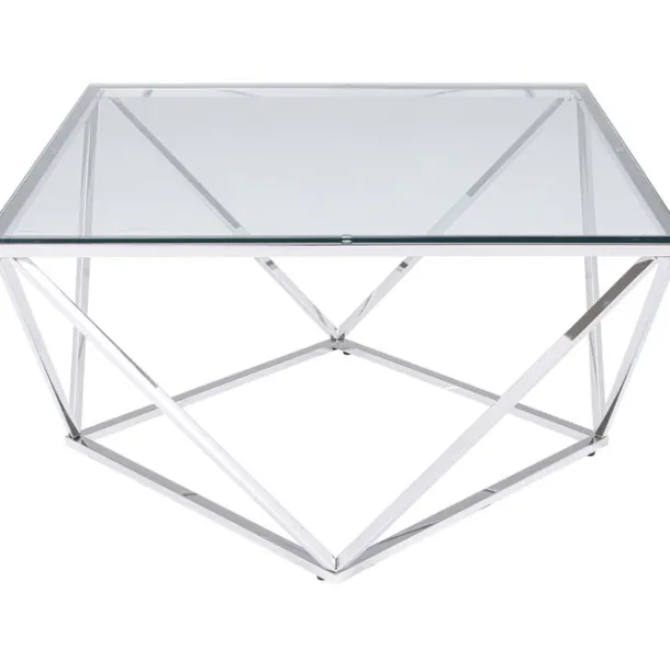 coffee_table_cristallo_ch_0.webp Hot KARE Design Coffee Table Cristallo Chrome 80x80cm