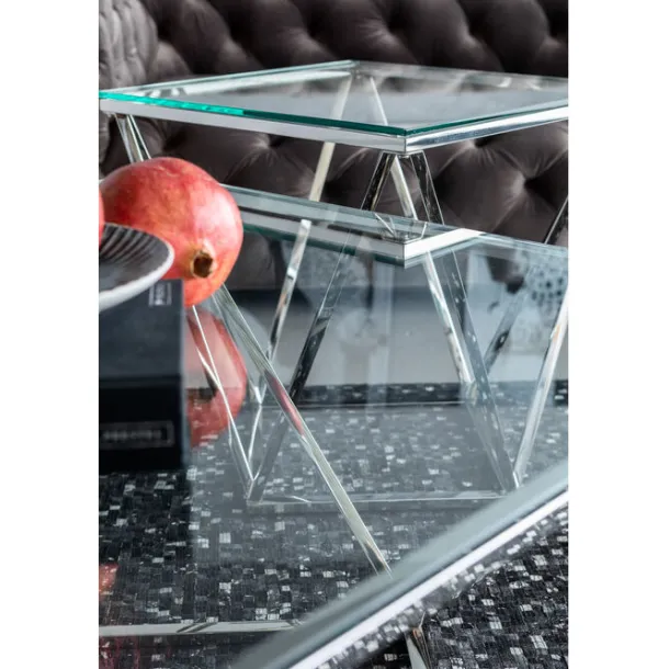 coffee_table_cristallo_ch_2.webp Hot KARE Design Coffee Table Cristallo Chrome 80x80cm