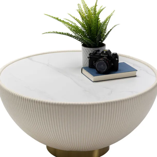 coffee_table_endless_vega_4.webp Best KARE Design Coffee Table Endless Vegas White Ø71cm