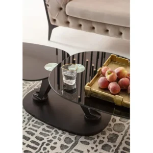Outlet KARE Design Coffee Table Franklin Black 150x58cm