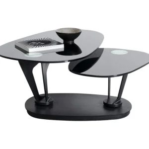 Outlet KARE Design Coffee Table Franklin Black 150x58cm
