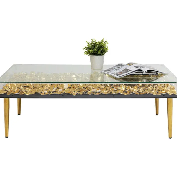 coffee_table_gold_flowers_2.webp Sale KARE Design Coffee Table Gold Flowers 120x60