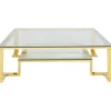 Outlet KARE Design Coffee Table Gold Rush 120x120cm