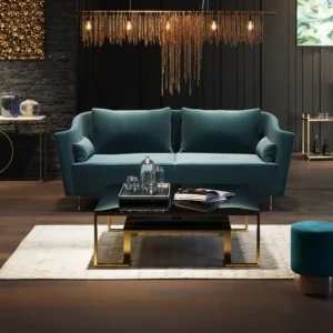 Outlet KARE Design Coffee Table Gold Rush 120x120cm