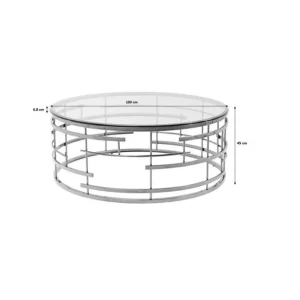 Best KARE Design Coffee Table Jupiter Gold Ø100cm