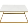 Discount KARE Design Coffee Table Key West Gold 90x90cm