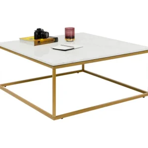 Discount KARE Design Coffee Table Key West Gold 90x90cm