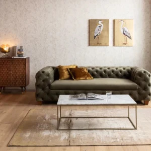 Best KARE Design Coffee Table Key West Gold 120x60cm