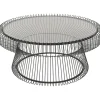 Outlet KARE Design Coffee Table Lisboa Black Ø86cm