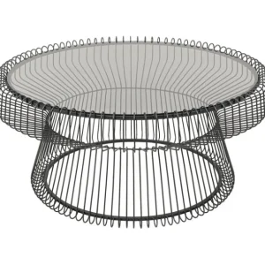 Outlet KARE Design Coffee Table Lisboa Black Ø86cm