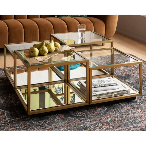 coffee_table_luigi_gold_s_4.webp Online KARE Design Coffee Table Luigi Gold (4/Set)