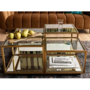 Online KARE Design Coffee Table Luigi Gold (4/Set)