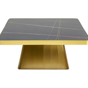 Discount KARE Design Coffee Table Miler Gold 80x80cm
