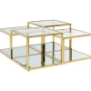 Hot KARE Design Coffee Table Orion Gold (4/Set)