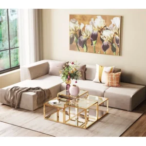 Hot KARE Design Coffee Table Orion Gold (4/Set)