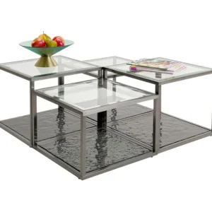 Sale KARE Design Coffee Table Orion Graphite (4/Set)