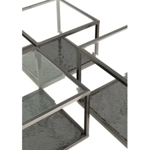 Sale KARE Design Coffee Table Orion Graphite (4/Set)