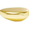 Fashion KARE Design Coffee Table Pebble Gold 122x96