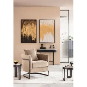 Clearance KARE Design Coffee Table Perelli Black (3/Set)
