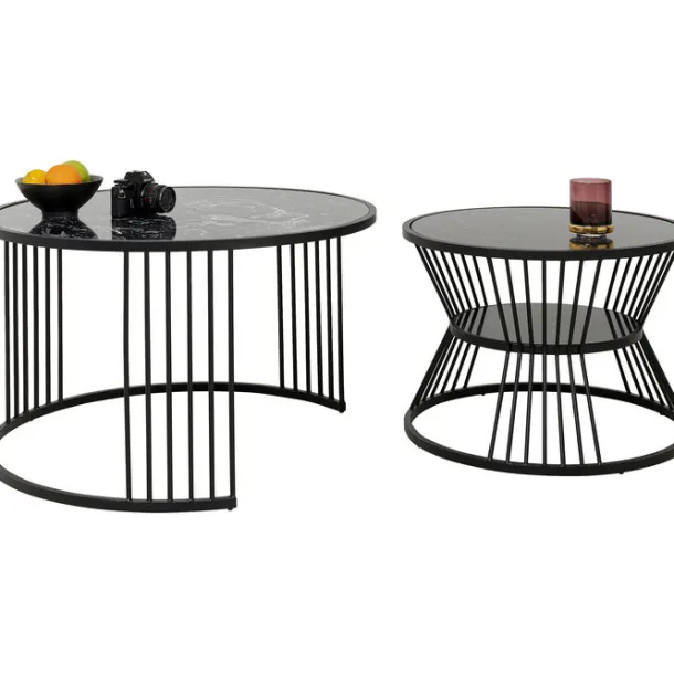 coffee_table_roma_black_s_1.webp Outlet KARE Design Coffee Table Roma Black (2/Set)