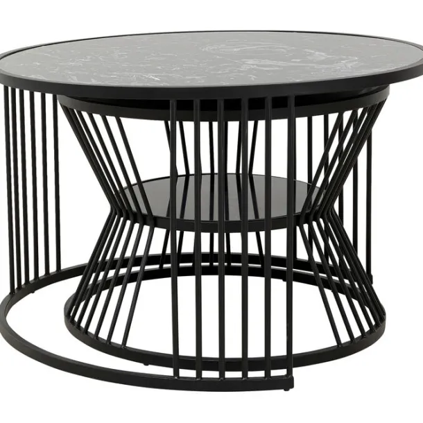 coffee_table_roma_black_s_2.webp Outlet KARE Design Coffee Table Roma Black (2/Set)