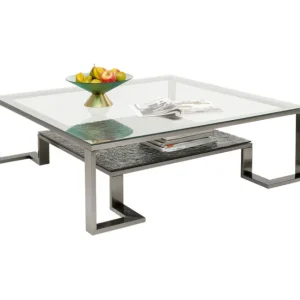 New KARE Design Coffee Table Rush Graphite 120x120cm