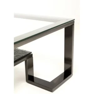New KARE Design Coffee Table Rush Graphite 120x120cm