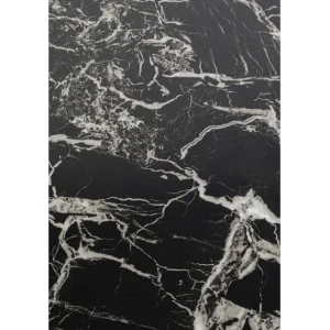 Best KARE Design Coffee Table Schickeria Marble Black Ø80cm