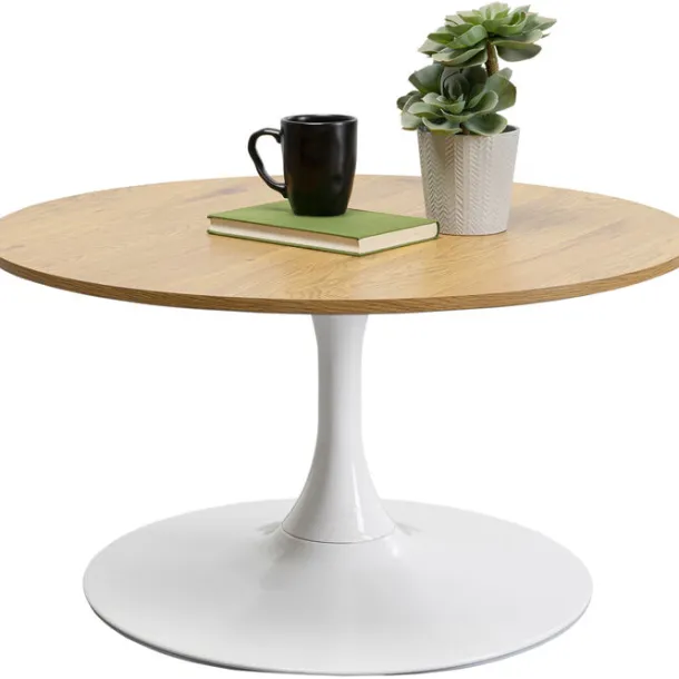 coffee_table_schickeria_o_1.webp Fashion KARE Design Coffee Table Schickeria Oak White Ø80cm