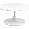 Discount KARE Design Coffee Table Schickeria White Ø80cm