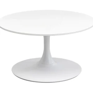 Discount KARE Design Coffee Table Schickeria White Ø80cm
