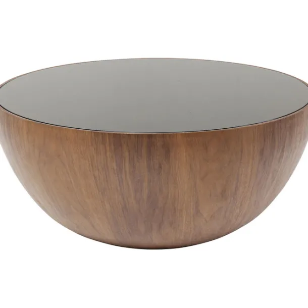 coffee_table_tear_drops_w_3.webp Fashion KARE Design Coffee Table Tear Drops Walnut Ø80cm