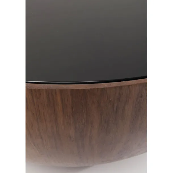 coffee_table_tear_drops_w_7.webp Fashion KARE Design Coffee Table Tear Drops Walnut Ø80cm