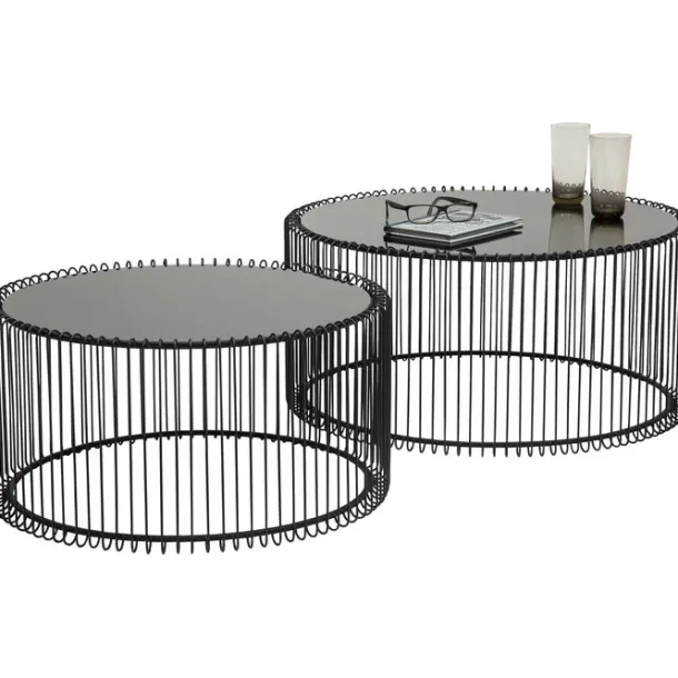 coffee_table_wire_black_s_0.webp Fashion KARE Design Coffee Table Wire Black (2/Set)