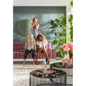 Fashion KARE Design Coffee Table Wire Black (2/Set)