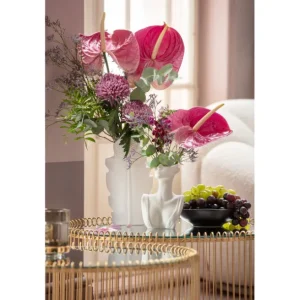 Fashion KARE Design Coffee Table Wire Brass (2/Set)