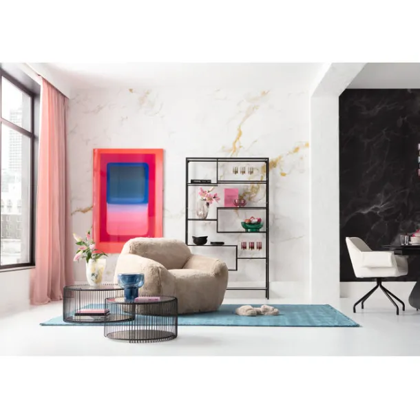 coffee_table_wire_double__5-5.webp Online KARE Design Coffee Table Wire Double Bubble Black (2/Set)
