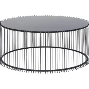 Discount KARE Design Coffee Table Wire Uno Black 60x90cm